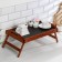 Folding breakfast table, 50 × 30cm, with handles, sea