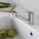 Santek Mavis kitchen mixer, retractable 2-regimen surplus, chrome