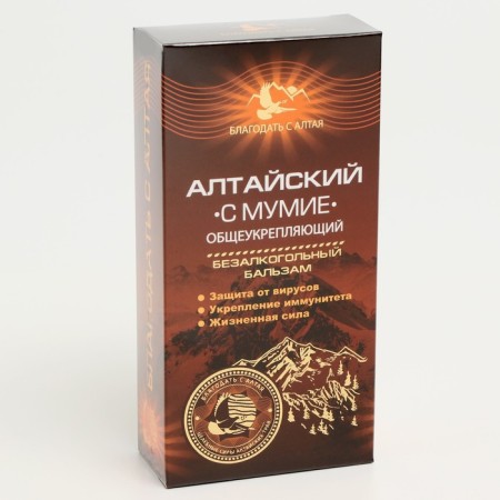 Бальзам безалкогольный "Алтайский" общеукрепляющий, 250 мл-2