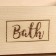 Wooden box "Bath", 24.5 × 14 × 8 cm