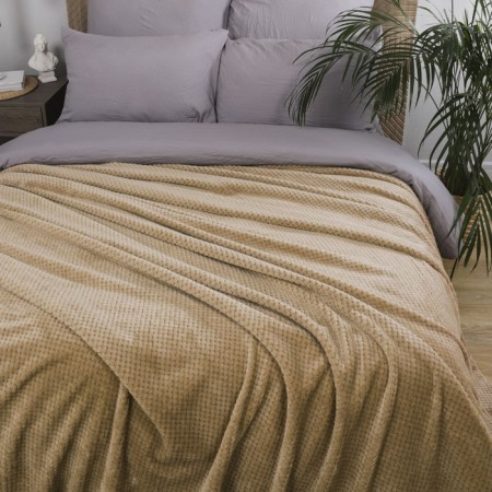 Plaid was valid "Jacquard", size 220x240 cm, beige color-1