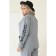 Female costume: jacket, trousers, size 48, gray color