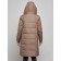 Coat insulated winter female, size 42, brown color