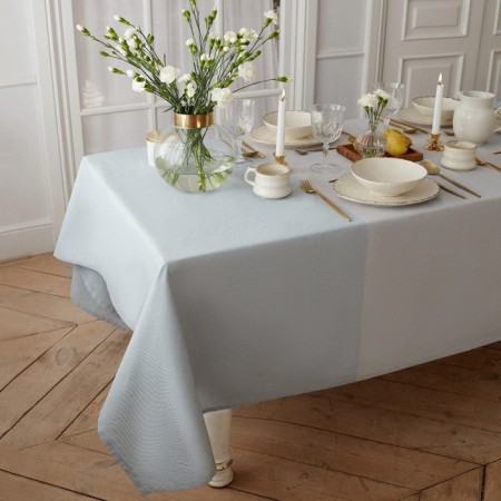 The tablecloth "Ethel" 240x165 cm, col. gray-blue, 100% cotton, 163 g/m2-2