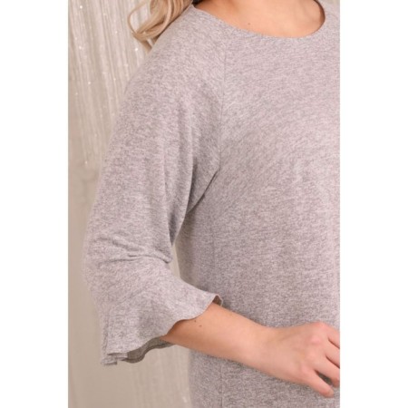 Female jumper, size 54, gray color-3