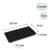 Cassette for seedlings, 32 cells, 110 ml, plastic, black, 53.5 × 27 × 5.5 cm, Greengo