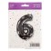 Foil ball 40 “number 6/9”, black, Black