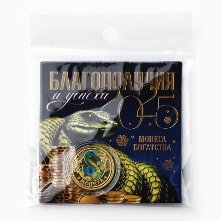 New Year's Coin "prosperity and success" for the New Year, Diam. 2.2 cm-6