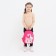 Baby backpack on lightning, pink color