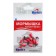 Mormyshka tungsten Marlin’s, 4 mm, 1.5 g, pink, phosphorus + gasoline, 10 pcs.