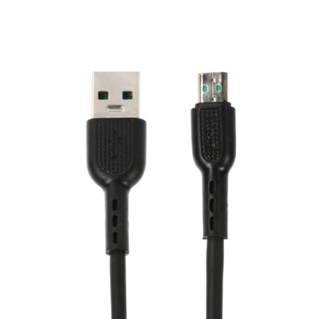 Hoco X33, microUSB - USB, 4 A, 1 m, PVC braid, black-1