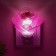 Night "Pink Flower" LED 8x8x12 cm Risalux