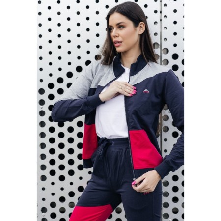 Female Female Suit, Size 48, Blue, Gray Color-12