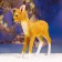Garden figure "Olenenok" from the polystone good souvenirs, 48 ​​cm, large, brown