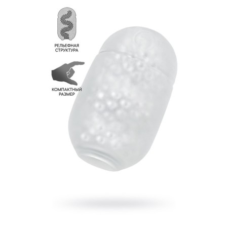 Mosterbator Unrealistic Men’s Max Capsule 09 Cave, 8 cm, white color