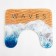 A set of bathroom rugs Ethel "Waves" 2 pcs, 80x50 cm, 50x40 cm, velor