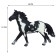 Figure "World of horses: Black and white horse"