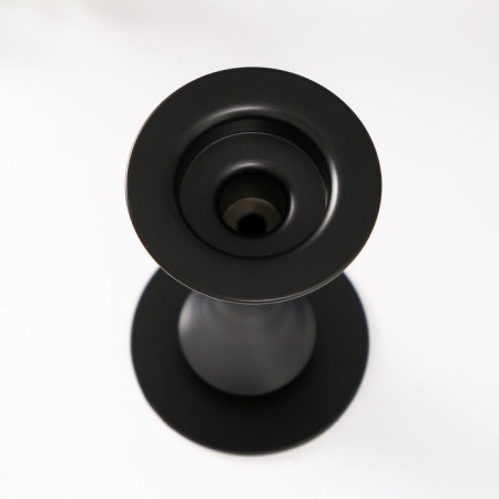 Summary metal per 1 candle d = up to 5 cm "Emil" black 9x9x16.5 cm-2