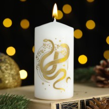 Candle - New Year's cylinder 
