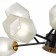 Ceiling EVOLUCE lamp. Sle205102-08. Terramo. 8x60 watts, E27, 82x82x58 cm, brass color, black