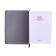 Dated diary of 2025, A6+, 176 sheets "Lyon", solid cover, pancake embossing, with liesa, block 80 g/m2, gray