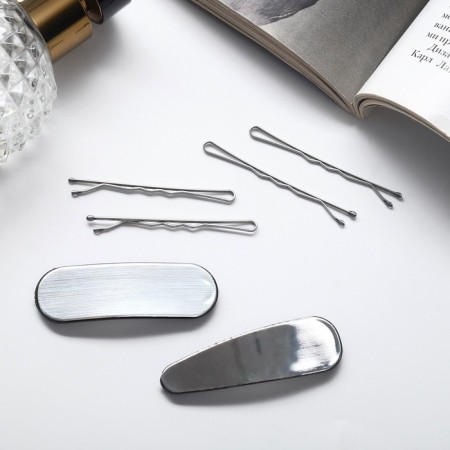 Invisibility for Herty hair (set 10 pcs) luxury, 5 cm, copper-1