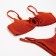 Separate Minaku swimsuit, red -haired size 48
