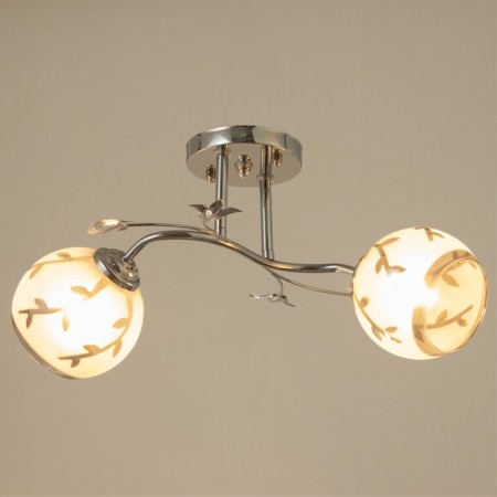 Charanda Adrian 2HE27 40W chrome 30x22x16 cm Bayerlux-2