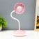Linei table lamp LED 2W USB AKB Pink 10.5x10.5x37 cm Risalux
