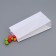 Craft package Paper bearing, white, rectangular bottom 8 x 5 x 17 cm