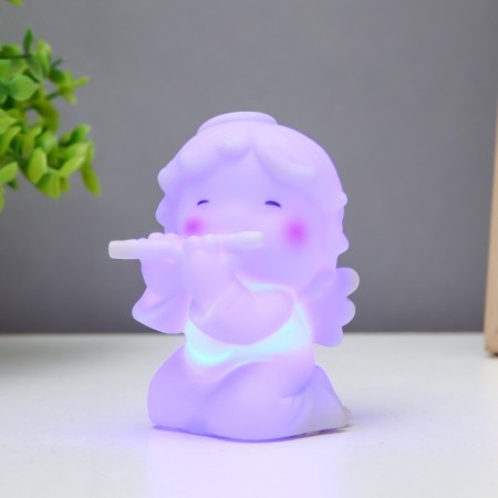 Spinker "Angel with a flute" LED 0.5W white 8.5x4x4x4.5cm Risalux