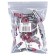 LED LED S25 (P21W), 12V, 9 SMD diodes, 1-Content, Flash, Red, Skyway, S08201460