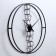 Wall watches, series: loft, smooth move, d-60 cm