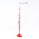 Star for balloons with a stand, 11 balls, red color