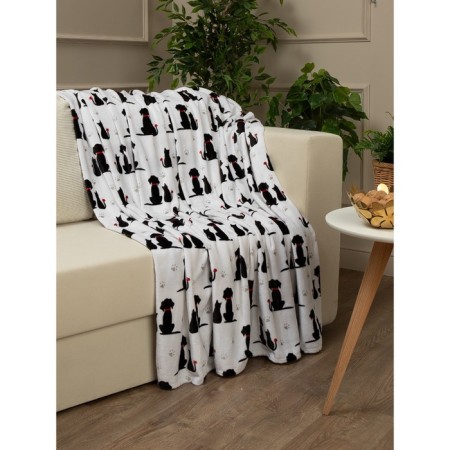 Texrepublic blanket, size 200x220 cm, white color