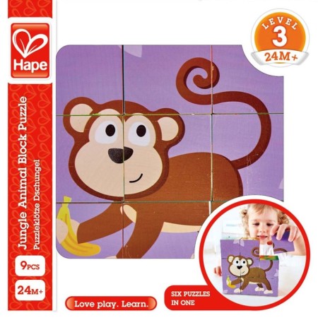 Wooden cubes "jungle"-3