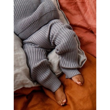 Pants knitted children's amababy pure love comfy, height 92, color gray-4