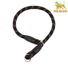 Collar - dog noisy, 1.2 x 60 cm, black and red