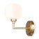 Bra Freya Fr5373WL-01BS Tender, 215x170x175 mm, G9, 1x40W, brass color