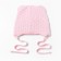 Children's hat minku, rr 46-48, pale pink color