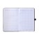 The diary is low, PVC, A5, 140 sheets in a cage, on an elastic band, with a handle, in a gift box, mix