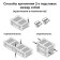 Brauberg printer/monitor stand, with 1 shelf and 3 boxes, 380x275x150 mm, 510190