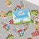 Stickers for creativity "houses" embossing gold set 48 pcs 9x7x0.8 cm