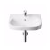 Shell Rosa Debba 50 32799600y, 500 x 420 mm, suspended, white