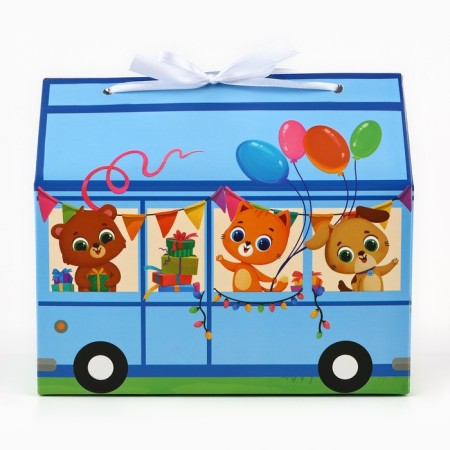 Box for sweets "Happy Birthday!", 10 x 18 x 14 cm-2