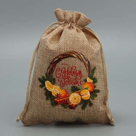 A bag of thermonacle "Cozy evening", 13 x 18 cm +/- 1.5 cm, New Year