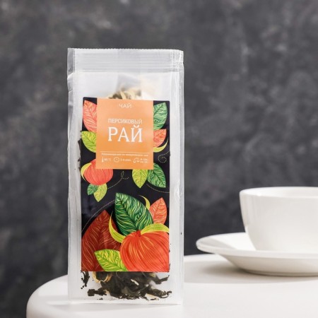 Flavored tea "peach paradise", 50 g