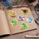 Paper stickers of the rating "Cool dinosaurs", 11 x 18 cm