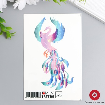 Tattoo "Bird" 10x15 cm