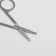 Safe scissors, straight, 9 cm, silver color